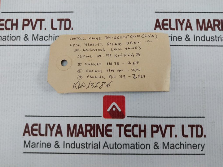 Nakakita Seisakusho Kd013786 Control Valve Gasket Packing Kit 150-600Lb