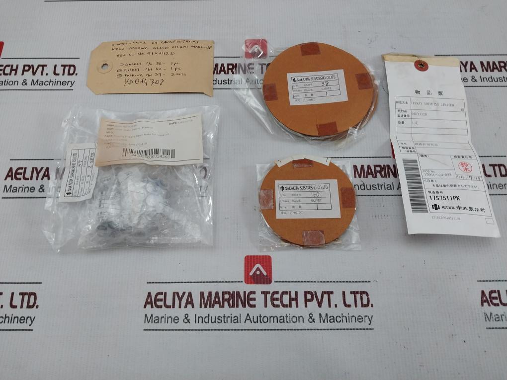 Nakakita Seisakusho Kd014308 Control Valve Parts Gasket Packing Kit K3260.125