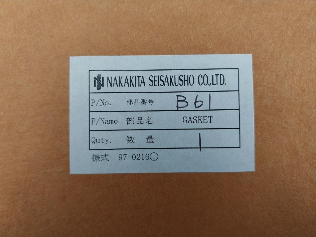 Nakakita Seisakusho N23-40K-1029-b61 Gasket For Astern Guard Valve 900Ln