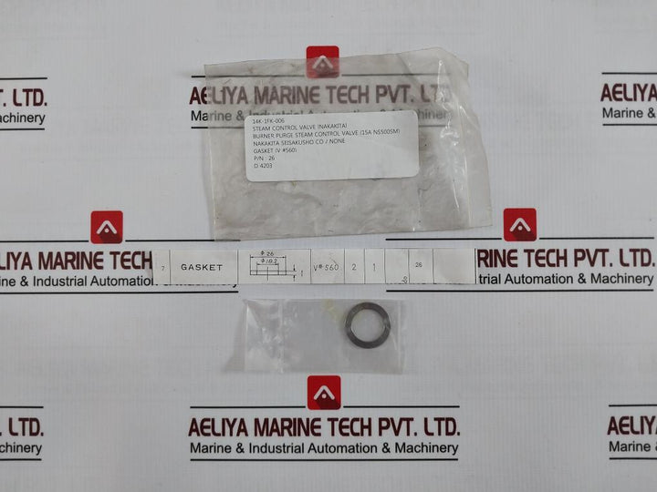 Nakakita Seisakusho Steam Control Valve With Gasket Kit 14K-1Fk-00G, Ns500Sm