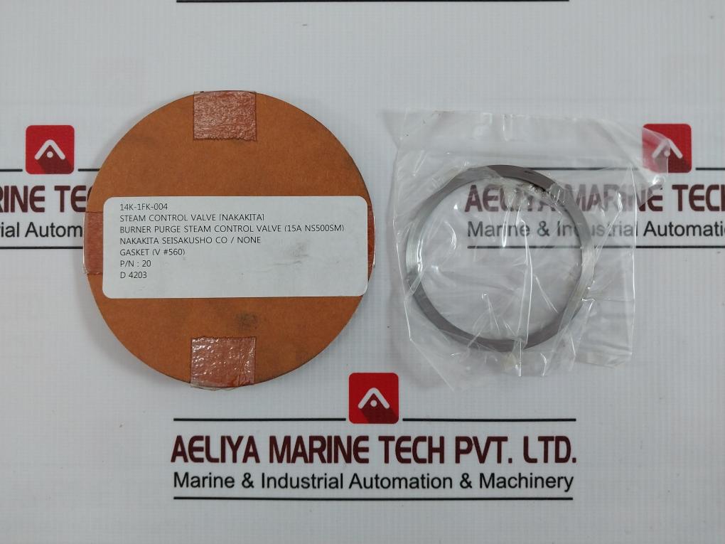 Nakakita Seisakusho Steam Control Valve With Gasket Kit 14K-1Fk-00G, Ns500Sm