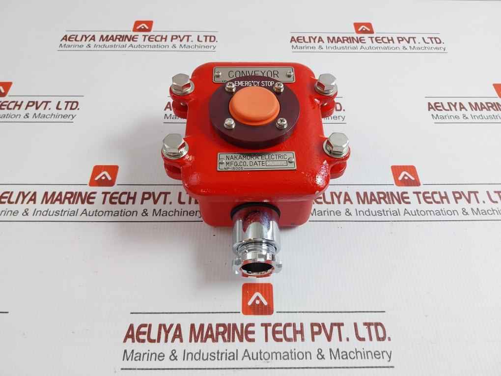 Nakamura Electric Conveyor Emergency Stop Switch Np-15005