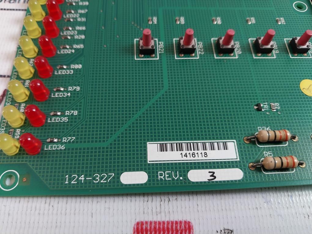Nan Ya Plastics M008C Rev: A Control Board 124-327 Rev.3