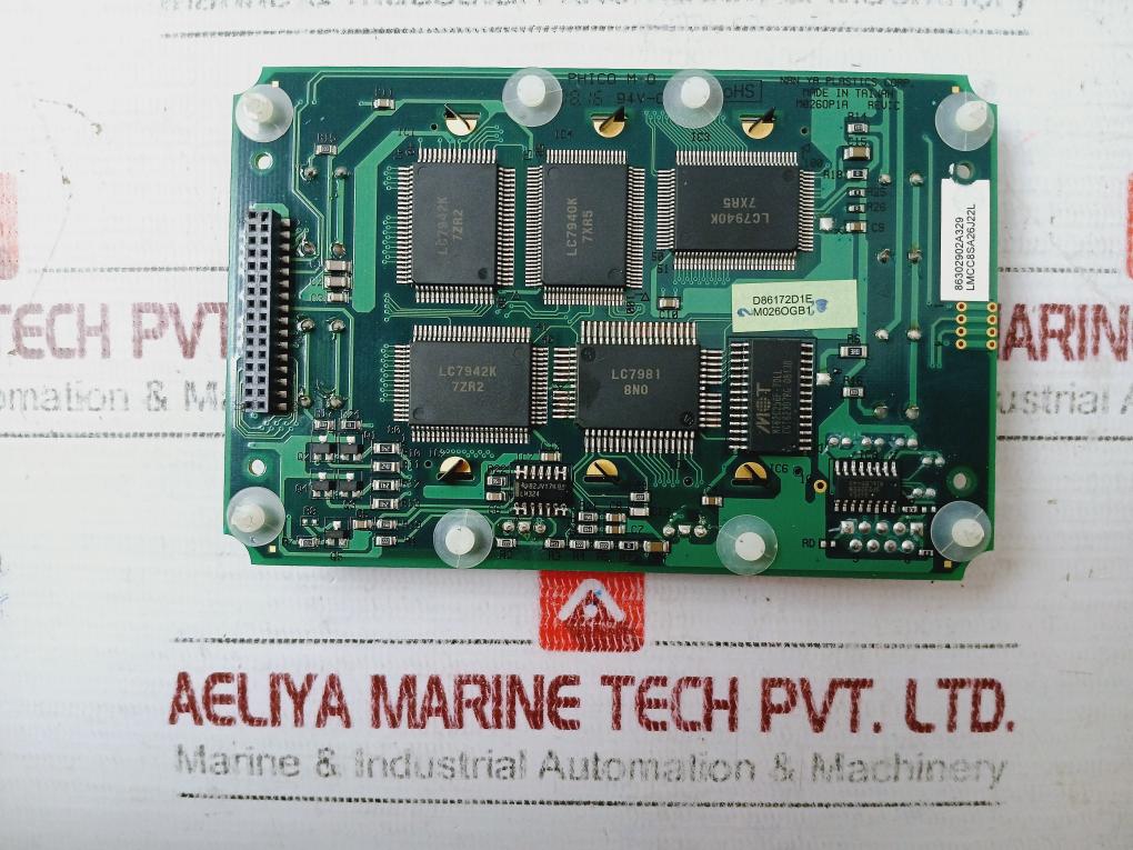 Nan Ya Plastics M026Op1A Printed Circuit Board W/ Led Display Rev C 94V-0