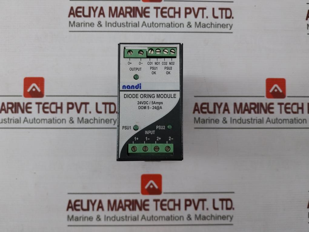 Nandi Powertronics Diode Oring Module Dom 5-24Ata 24Vdc/5Amps