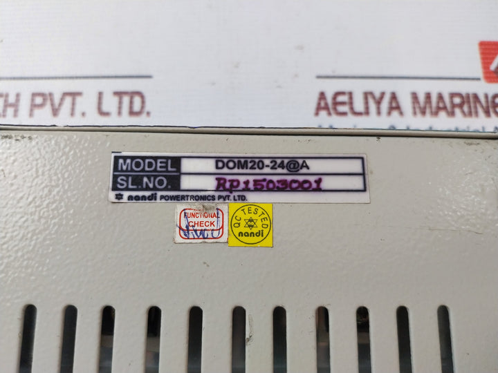Nandi Powertronics Dom20-24@A Diode Oring Module 24Vdc/20Amps