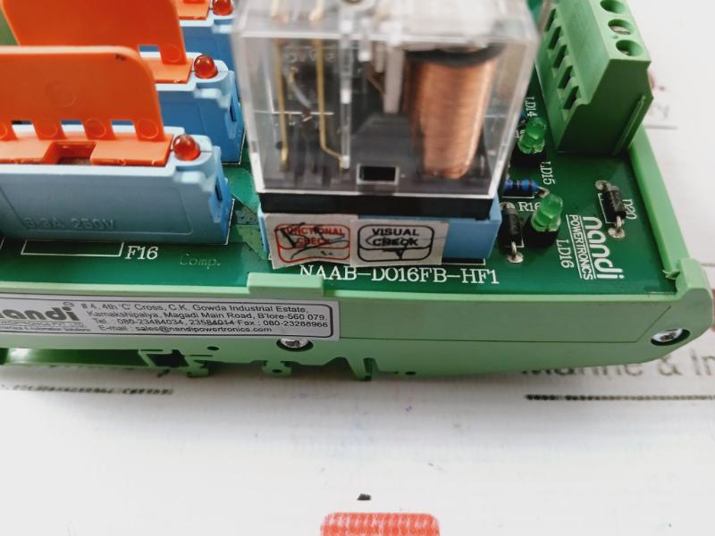Nandi Powertronics Naab-do16fb-hf1 Relay Module 24vdc