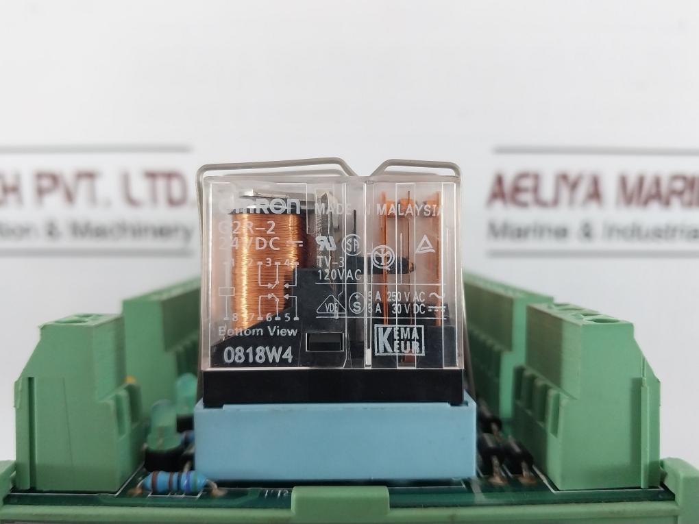 Nandi Powertronics Nage-2282/24Pi Electromechanical Relay Module G2R-2 24Vdc