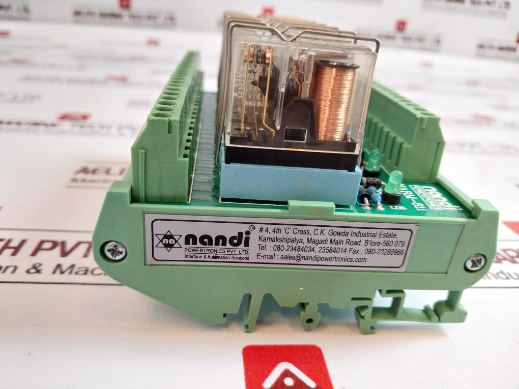 NANDI POWERTRONICS NARM-81I Solid State Relay Module 24V DC