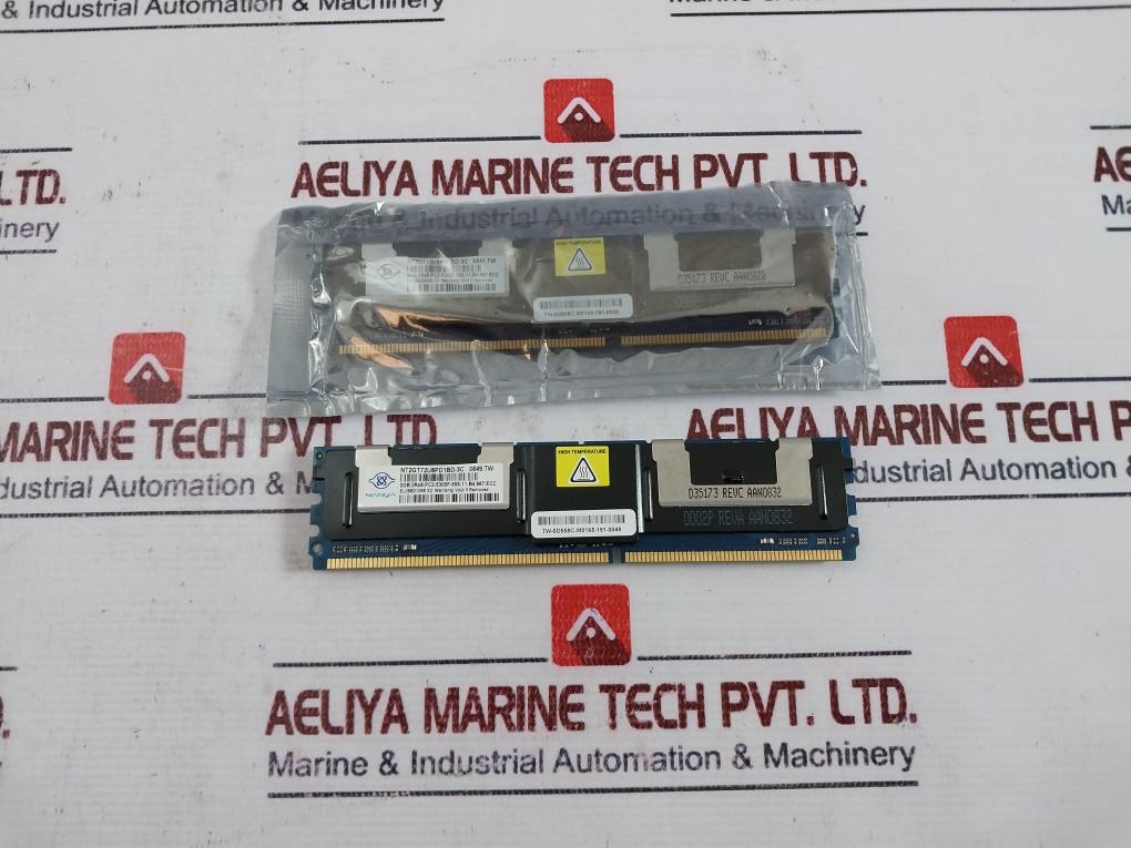 Nanya Nt2gt72u8pd1bd-3c 2gb 2rx8 Pc2-5300f-555-11-b4 D35173 Rev.c