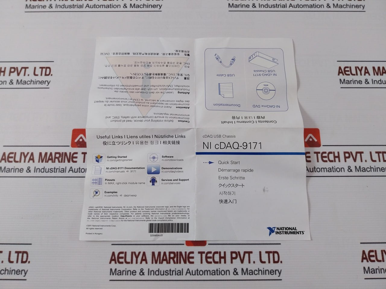 National Cdaq-9171 Compactdaq 1-slot Usb Single Module Carrier Chassis Ver 16.0