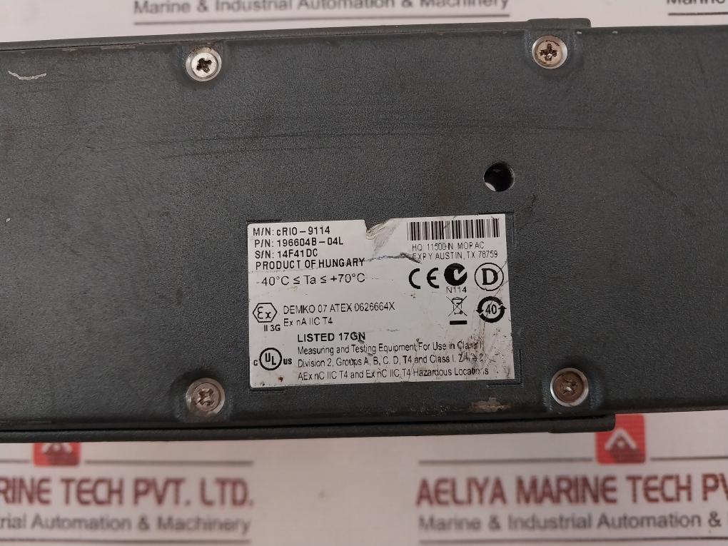 National Instruments Crio-9114, 196604B-04L, Analog Input Module