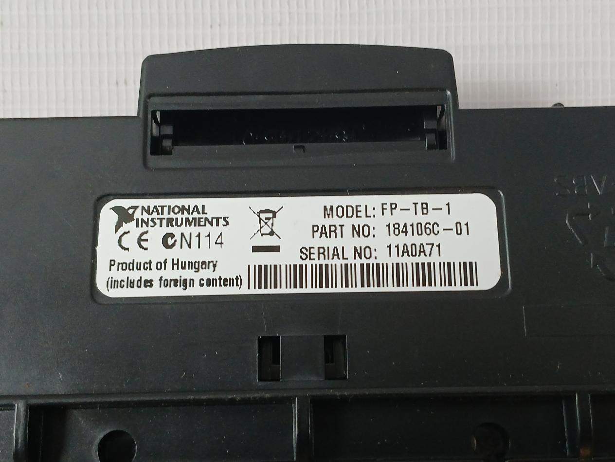 National Instruments Fp-tb-1 Fieldpoint Terminal Base 11Bc2A1 70C Ha3383397