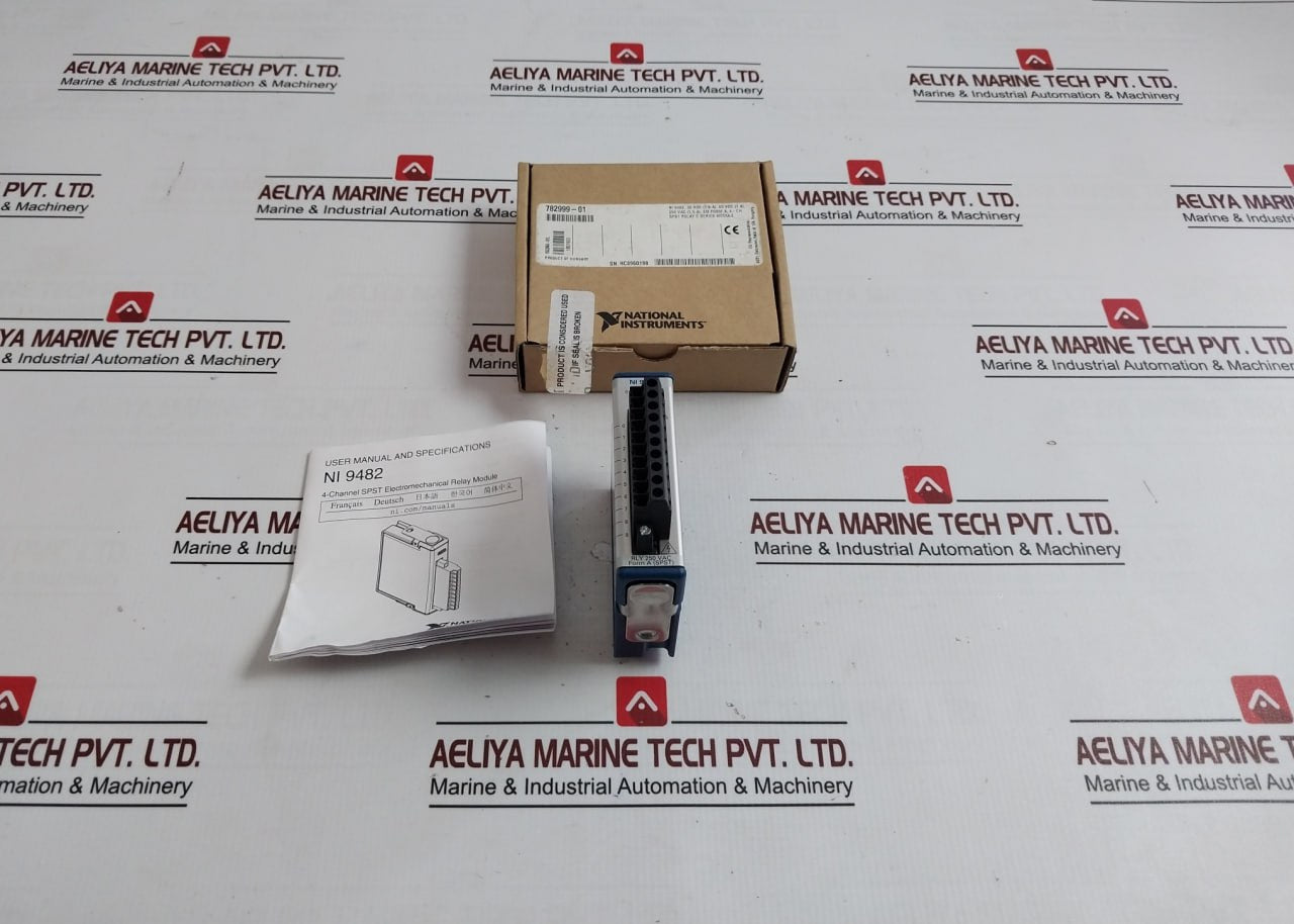 National Instruments Ni 9482 C Series 4-channel Spst Relay Output Module
