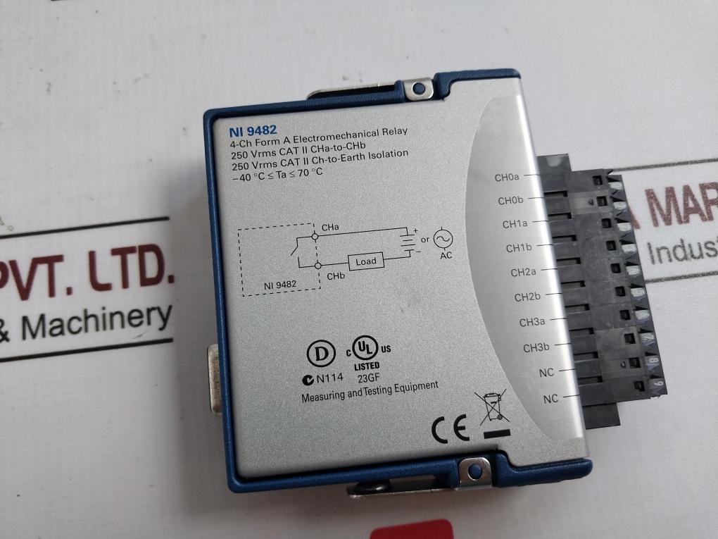 National Instruments Ni 9482 C Series 4-channel Spst Relay Output Module