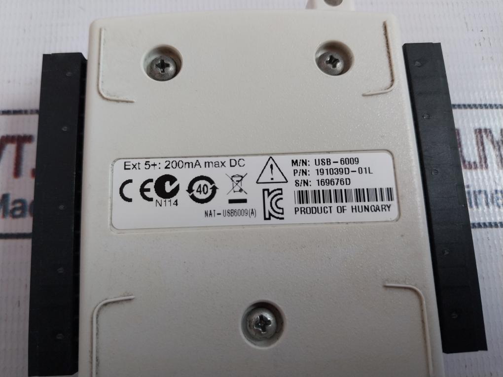 National Instruments NI USB-6009 Data Acquisition Card Module 191039D-01L