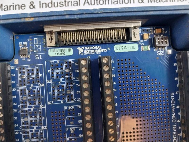 National Instruments Scb-68a Shielded Connector Block 153721c-01l