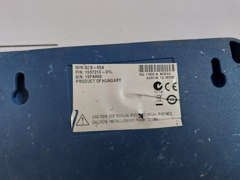 National Instruments Scb-68a Shielded Connector Block 153721c-01l