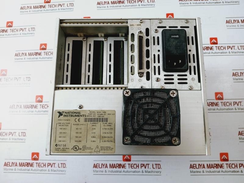 National Instruments Scxi-1000 Chassis 181445L-31 Rev: 4.0 65Va 47-63Hz 240Vac