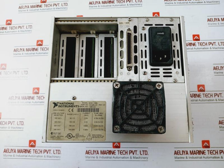 National Instruments Scxi-1000 Chassis 181445L-31 Rev: 4.0 65Va 47-63Hz 240Vac