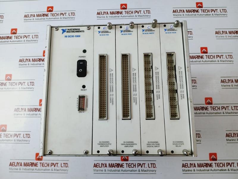 National Instruments Scxi-1000 Chassis 181445L-31 Rev: 4.0 65Va 47-63Hz 240Vac