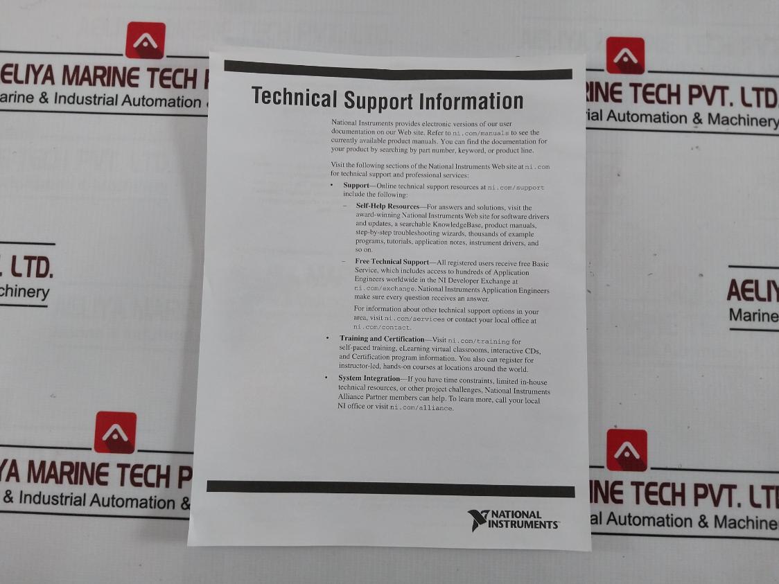 National Instruments Scxi-1326 High-voltage Terminal Block Assembly