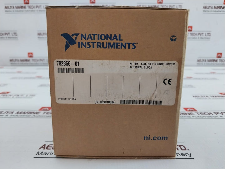 National Instruments Tbx-50B 50-pin Male D-sub Screw Terminal Block