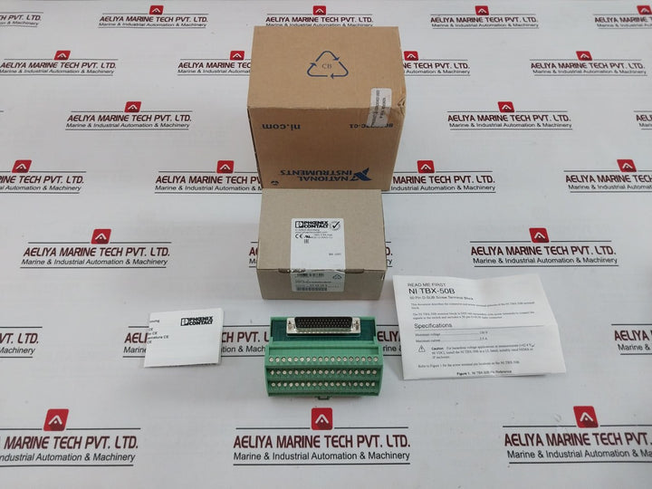 National Instruments Tbx-50B 50-pin Male D-sub Screw Terminal Block
