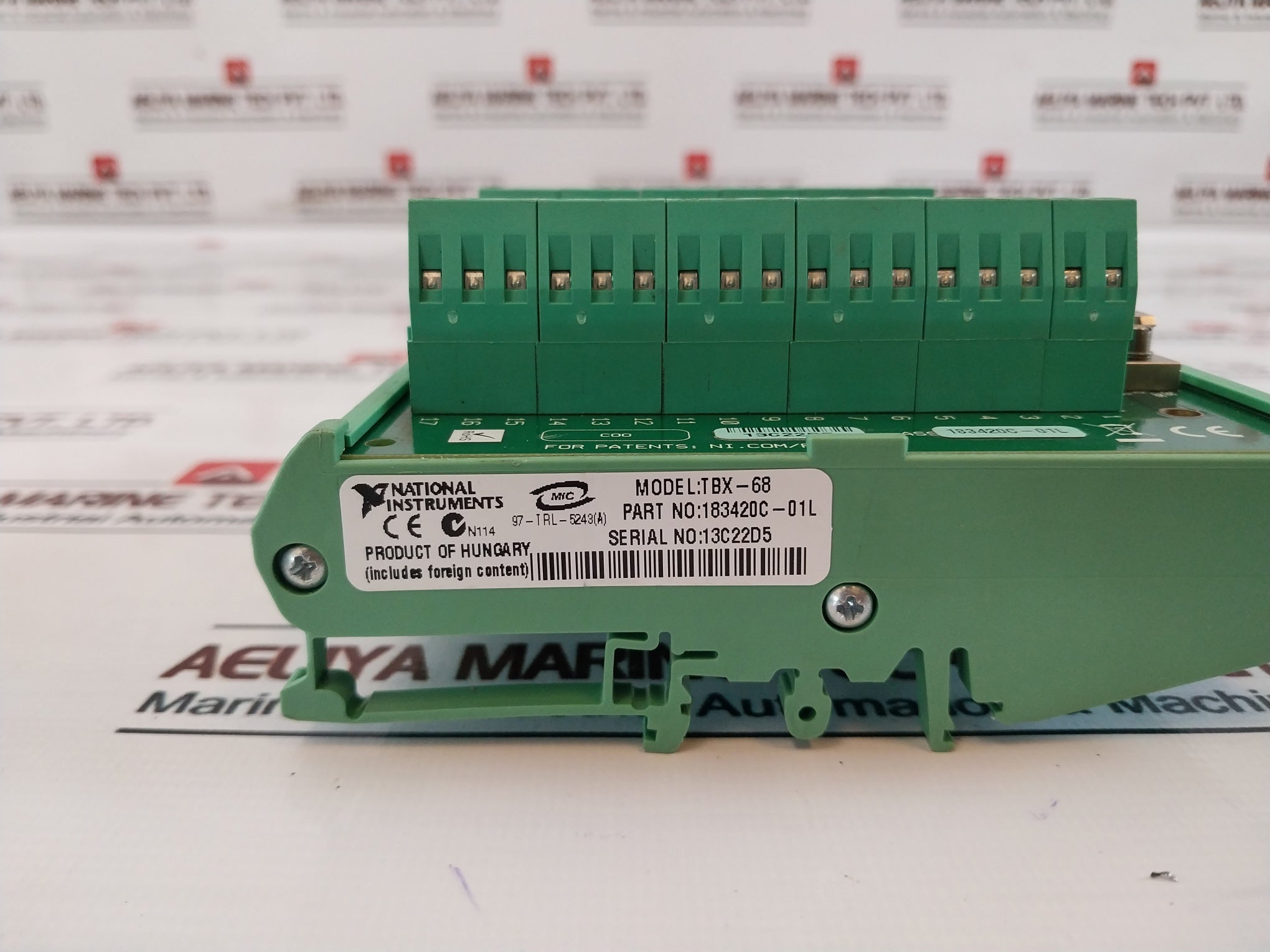 National Instruments Tbx-68 Terminal Block 183420C-01L