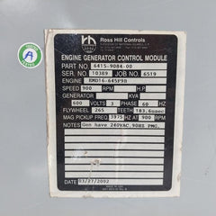 National Oilwell 900 Rpm Eg-iiip Control Module 6415-9084-00