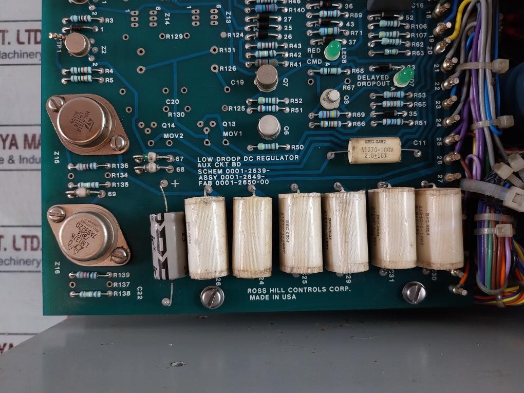 National Oilwell Varco 0001-2639-00 Dc Control Module Rev C Series X - Aeliya Marine Tech