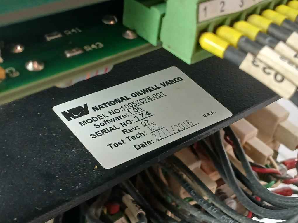 National Oilwell Varco 10057078-001 Digital Field Supply Module K05H1000