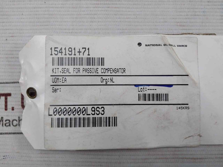 National Oilwell Varco 154191+71 Seal Kit For Passive Compensator