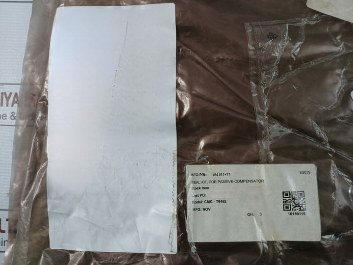 National Oilwell Varco 154191+71 Seal Kit For Passive Compensator Cmc-t6462