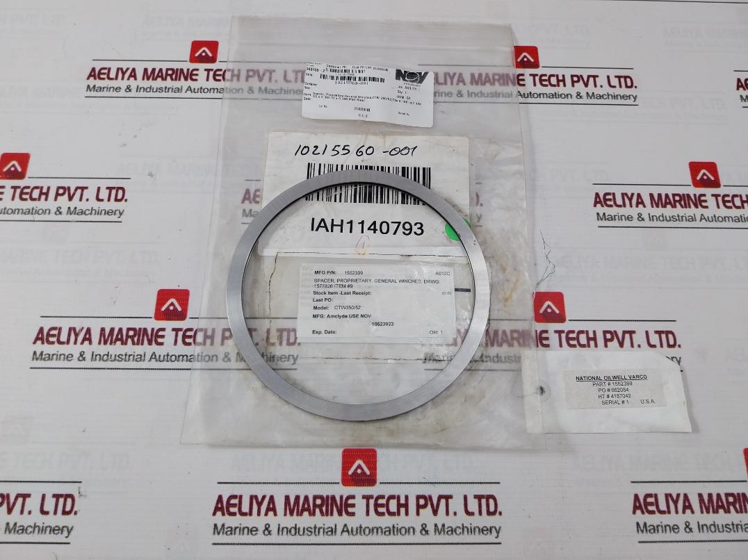 National Oilwell Varco 1552399 Gasket Ring Ctw350/52