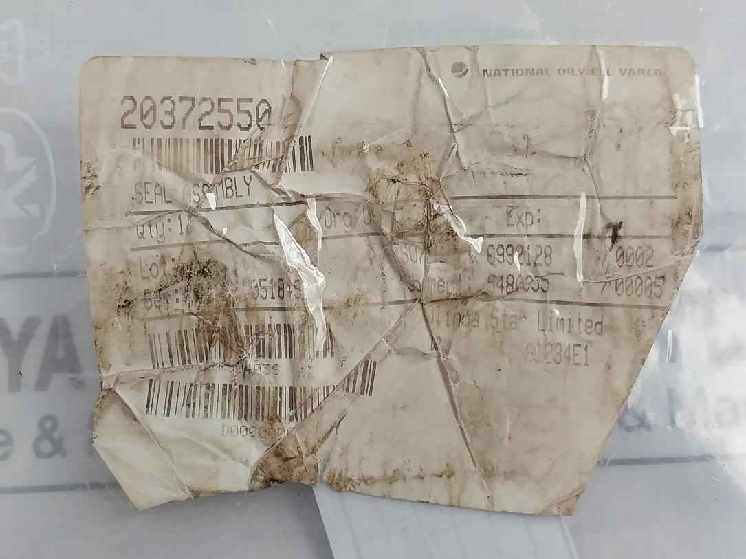 National Oilwell Varco 20372550 Seal Assembly Xk-19-25990315 Ff-6857