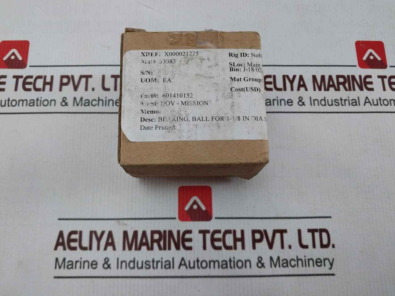 National Oilwell Varco 601410152 Bearing Ball For 1-1/8 In Dia Shafton Set