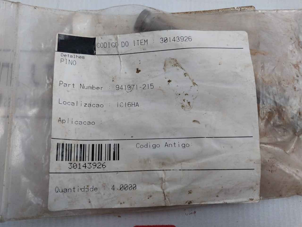 National Oilwell Varco 941071-215 Pin For Oilfield Equipment