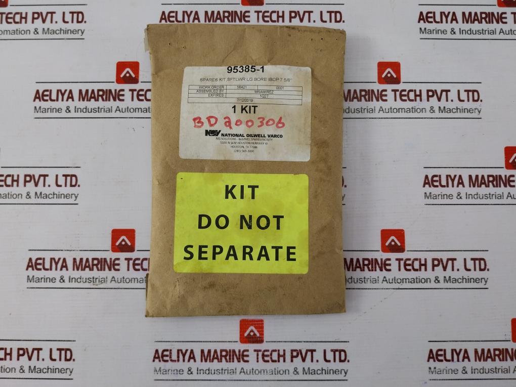 National Oilwell Varco 95385-1 Soft Seal Spares Kit