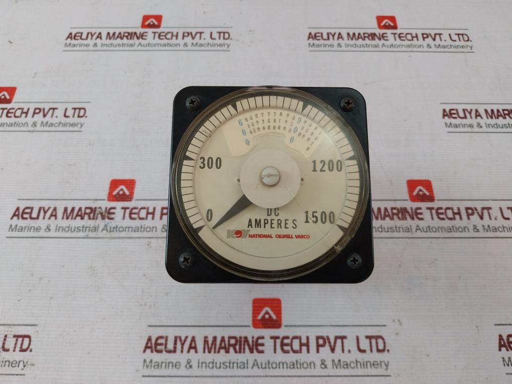 National Oilwell Varco Ammeter 0-1500 Dc Amperes 1020X13 Cz6 92Kv
