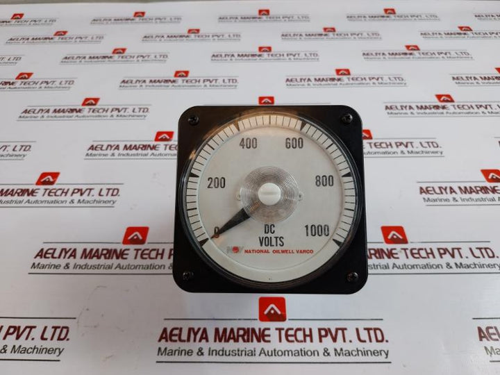 National Oilwell Varco Dc Voltmeter 0-1000v Analog Meter