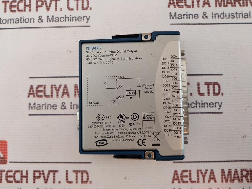 National Instruments Crio-9114, 196604B-04L, Analog Input Module
