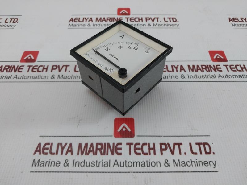 Naval Analog Panel Ammeter 0-50A/0-250A Saci