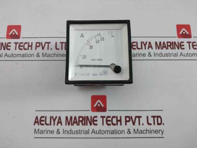 Naval Direct Ammeter 0-50/0-250 A Saci