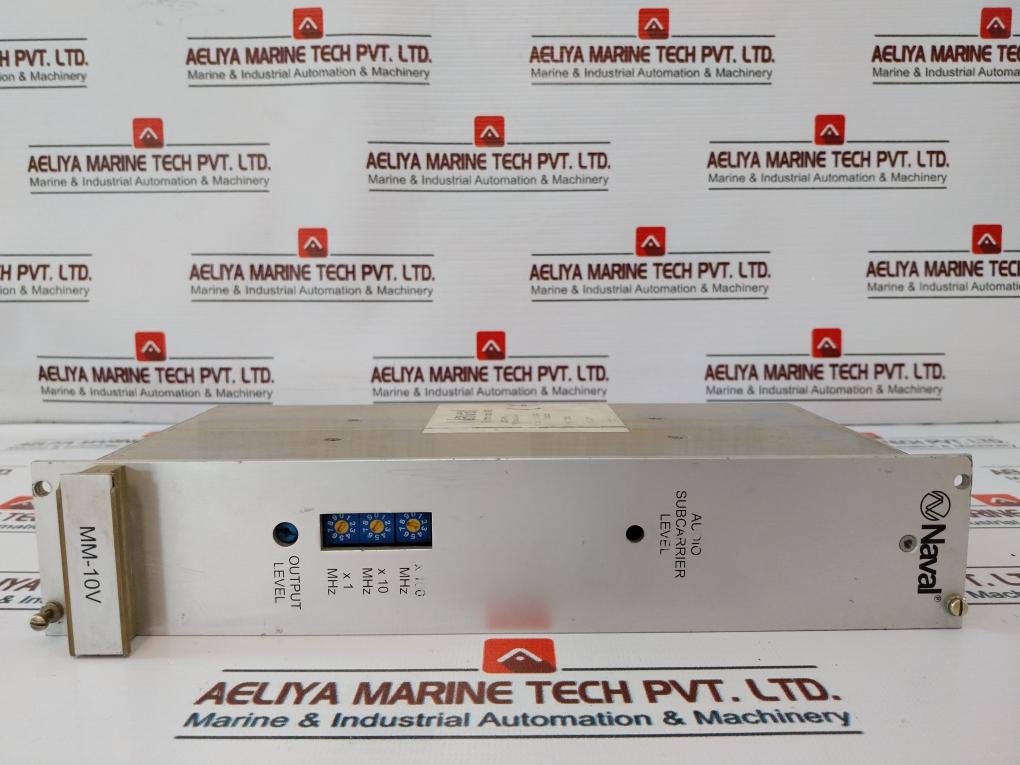 Naval Electronics Mm-10V Audio Subcarrier Level Tv- Modulator 250108-v