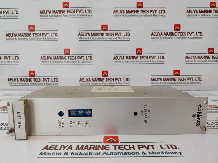 Naval Electronics Mm-10V Audio Subcarrier Level Tv- Modulator 250108-v