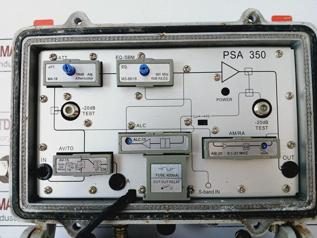 Naval Electronics Psa 350 Power Supply And Amplifier 230V Ac 24V Dc Line In:15V Dc 50W