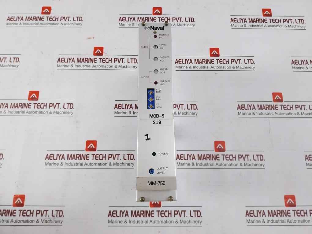 Naval Mm-750 Control Module Rack 15V Dc Mod-9, Mod-10, Mod-11, Mod-12