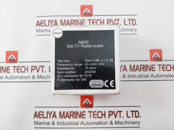 Naval N600 SAT-TV-R Sat-Tv Radio Outlet 250354