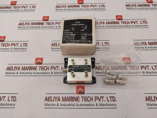 Naval Sp4F 4-way Marine Tv-radio Splitter 0.1-1000 Mhz